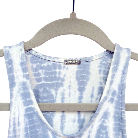 Monrow Tie-Dye tank top Sleeveless Dress - Picture 7 of 7